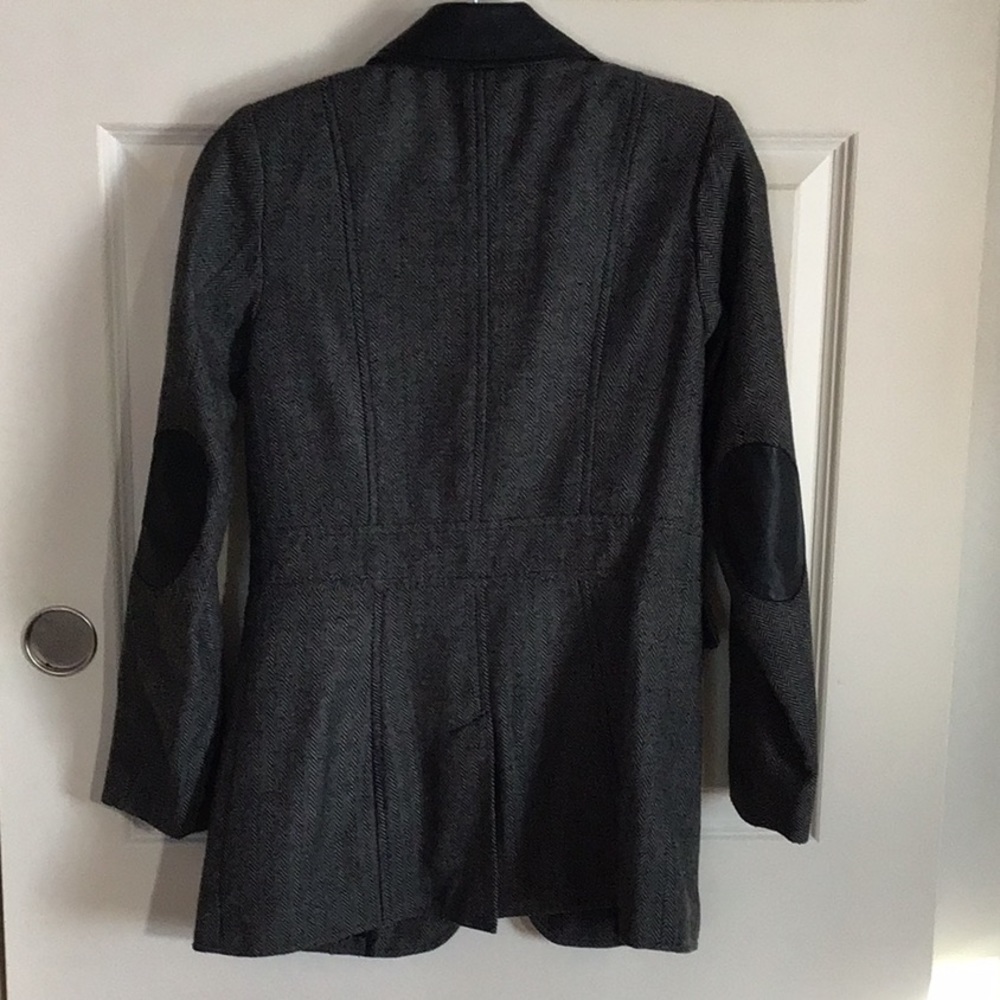 Faux Leather Blazer - Picture 2 of 4